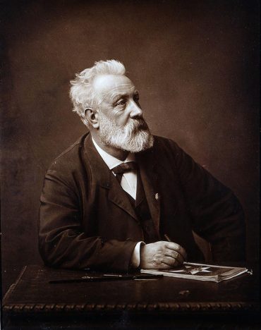 Jules Verne, portrait, photo, auteur